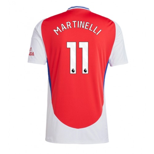 Fotballdrakt Herre Arsenal Gabriel Martinelli #11 Hjemmedrakt 2024-25 Kortermet